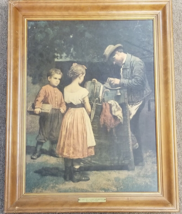 The Scissors Grinder Eastman Johnson Children Craftsman Framed Art Print - £15.14 GBP