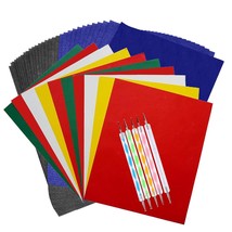 100 Sheets Carbon Transfer Paper,Tracing Paper Carbon Graphite Copy Paper With 5 - £15.71 GBP