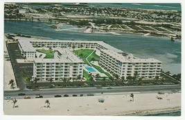 Vintage Postcard Key West Towers Florida Mid-Century Hotel With Ocean View - £5.42 GBP