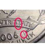 2006 P State Quarter (Nevada) with Cud, Die Breaks and Die Cracks - £27.89 GBP