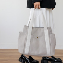 Simple large capacity shoulder bag tote bag - £15.06 GBP