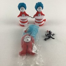 Dr. Seuss The Cat In The Hat Thing 1 Thing 2 Burger King Toy Lot Wind Up... - $16.78