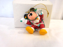 Disney Christmas Magic Mickey Mouse With Lights Ornament Grolier DCO 001905 - £10.11 GBP