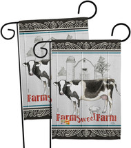 Farm Sweet Garden Flags Pack Barnyard Animal 13 X18.5 Double-Sided House... - £22.70 GBP