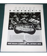 BECK KOLLER SYNTHETIC RESIN FORTUNE MAGAZINE AD CLIPPING VINTAGE 1937 - $24.99