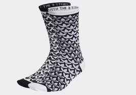 Adidas IB9171 Monogram Crew Socks Black / White ( M ) - £39.78 GBP