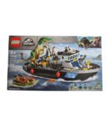 New LEGO Jurassic World 76942 Baryonyx Dinosaur Boat Escape-308 Pieces S... - $1,427.37 MXN