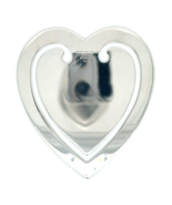 Tiffany &amp; Co. Makers Segnalibro In Argento Sterling A Forma Di Cuore 7,8... - $125.92