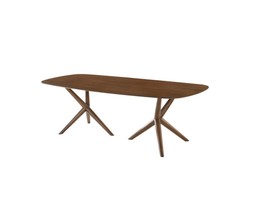 95 Inch Brown Solid Manufactured Wood Dining Table - $1,454.49