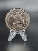 Isle of man commemorative Crown coin 1978,25th anniversary coronation QEII Km#43 - £7.81 GBP