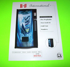 C8-00G By ROCK-OLA 1994 Original Nos Soda Cold Drink Vending Machine Sales Flyer - $14.92