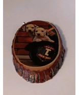Fire Helmet &amp; Dalmatian Wood Wall Plaque Firefighter Memorabila Favorite... - €10,90 EUR