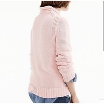 J. Crew Size S Sweater Always 1988 Rollneck Pink Chunky Knit Long Sleeve... - $23.32