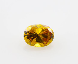 Orange Diamond - 0.23ct Cushin Natural Loose Fancy Vivid Yellow - £780.55 GBP