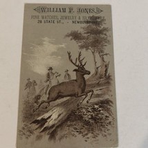William P Jones Victorian Trade Card Newbury VTC 4 - £5.47 GBP