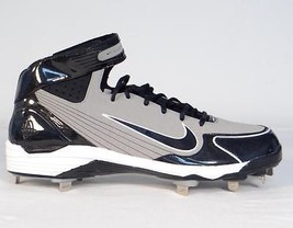 Nike Air Huarache LWP 90 Gray Metal Baseball Cleats Softball Shoes Men&#39;s... - $89.99
