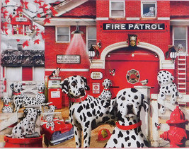 SunsOut Lori Schory Dalmatian Station 1000 pc Jigsaw Puzzle Fire Station   - £15.85 GBP