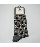 Royal Standard Men’s Combed Cotton Socks Red Beans &amp; Rice Novelty - £7.77 GBP