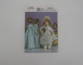 Vogue Craft Pattern #V7923 18&quot; Vogue Doll Collection Doll Clothes Uncut 2004 - £10.38 GBP