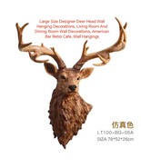Large Size Designer Handmade Deer Head Wall Hanging Decorations - $7,123.84 MXN