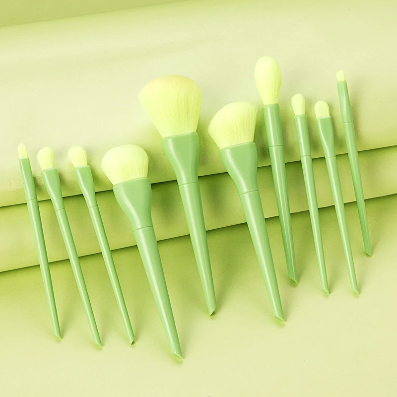 ZZDOG 10Pcs Candy Color Professional Makeup Brush Set Brush Cosmetic Eyeshadow B - £26.73 GBP