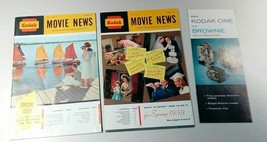 Vintage Lot Eastman Kodak Movie News Magazines 1959 Brownie Projector Brochure - £17.81 GBP