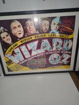 Wizard of Oz 1939 Lithograph M-081 28x20 Portal Pub Framed Black - SEE PICS - $79.19
