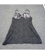 Apt. 9 Lace Nightgown Underwired Built In Bra Women Medium Black - £13.30 GBP