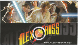 Alex Ross Sdcc Exclusive Star Wars Comic Art Bookmark ~ Luke Han Leia Ben X-Wing - $12.86