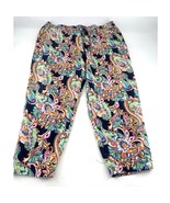 Tommy Bahama Pants Womens Large Multicolor Floral Cruisewear Resortwear ... - €24,28 EUR