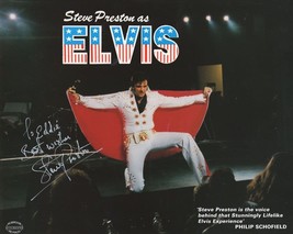 Steve Preston Queen Elizabeth 2nd Tony Adams Elvis Presley Hand Signed Photo - $7.99