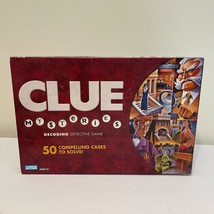 Clue Mysteries Decoding Detective Board Game  Parker Brothers 2005 - £18.65 GBP