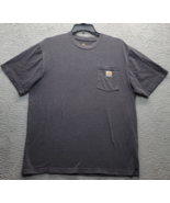 Carhartt Tee Shirt Mens Large Gray Short Sleeve Original Fit Crew Neck P... - €18,28 EUR