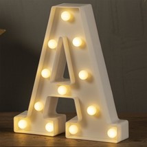 Big Light Up Letters A, Led Marquee Sign 26 Alphabet And 10 Number For Party Bir - £10.19 GBP