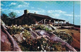 Postcard Flower Gardens &amp; Summit Chalet Mt Cranmore North Conway New Hampshire - £2.28 GBP