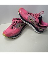 Brooks Glycerin 12 Womens Running Shoes Sz 6.5 Med B Pink Black Yellow E... - £19.11 GBP
