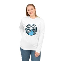 Unisex Performance Long Sleeve Shirt for Women Wander Woman Nature Mountain Grap - £22.20 GBP+