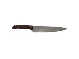 Vintage MIGHTY OAK by IMPERIAL 14&quot; Chef&#39;s Knief w Wood Handle Stainless ... - $19.75