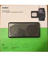 Belkin 2-in-1 Magnetic Wireless Charging Pad with Qi2 15W MagSafe iPhone... - $39.99
