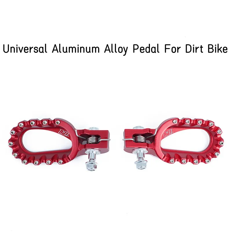 Universal Aluminium Alloy Pedal For Dirt Bike Scrambling Motorcycle Foot... - $52.50