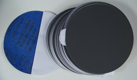 100p 6&quot; PSA STICK ON SANDING DISC 1,200 GRIT Wet Dry USA FINE sand paper... - $29.99