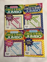 Lot of 4 Kappa Superb Circle-A-Word Jumbo ​Word Search Seek Puzzle Books... - £18.18 GBP