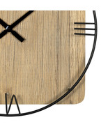 27&quot; Novelty Brown And Black Wood Analog Wall Clock - $2,327.21 MXN