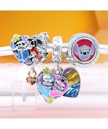2022 Release 925 Sterling Silver Disney Parks Lilo &amp; Stitch Set Charm Gi... - $74.07 CAD