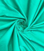 Pure Cotton Tiffany Fabric Plain Solid Fabric, Dress, Abaya, Gown Fabric - NF10 - £5.10 GBP+