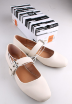 DV Par Dolce Vita Femmes Munich Ivoire Chaussures Plates NIB - $557.24 MXN