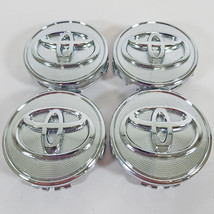 FITS 2007-2011 Toyota Camry 2 3/8&quot; Chrome Button Center Caps # 69496 USE... - £23.42 GBP