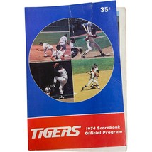 Detroit Tigers Baseball Vintage 1974 Scorebook and Official Program - £11.70 GBP
