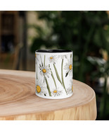New Coffee Tea Mug Color Inside Daisies Floral 11 oz Dishwasher Microwav... - £10.72 GBP