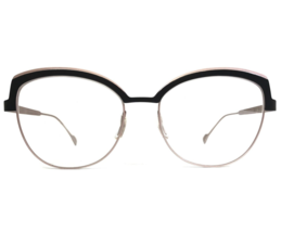 Caroline Abram Eyeglasses Frames X-tase 595 Matte Black Pink Rose Gold 55-17-135 - £211.15 GBP